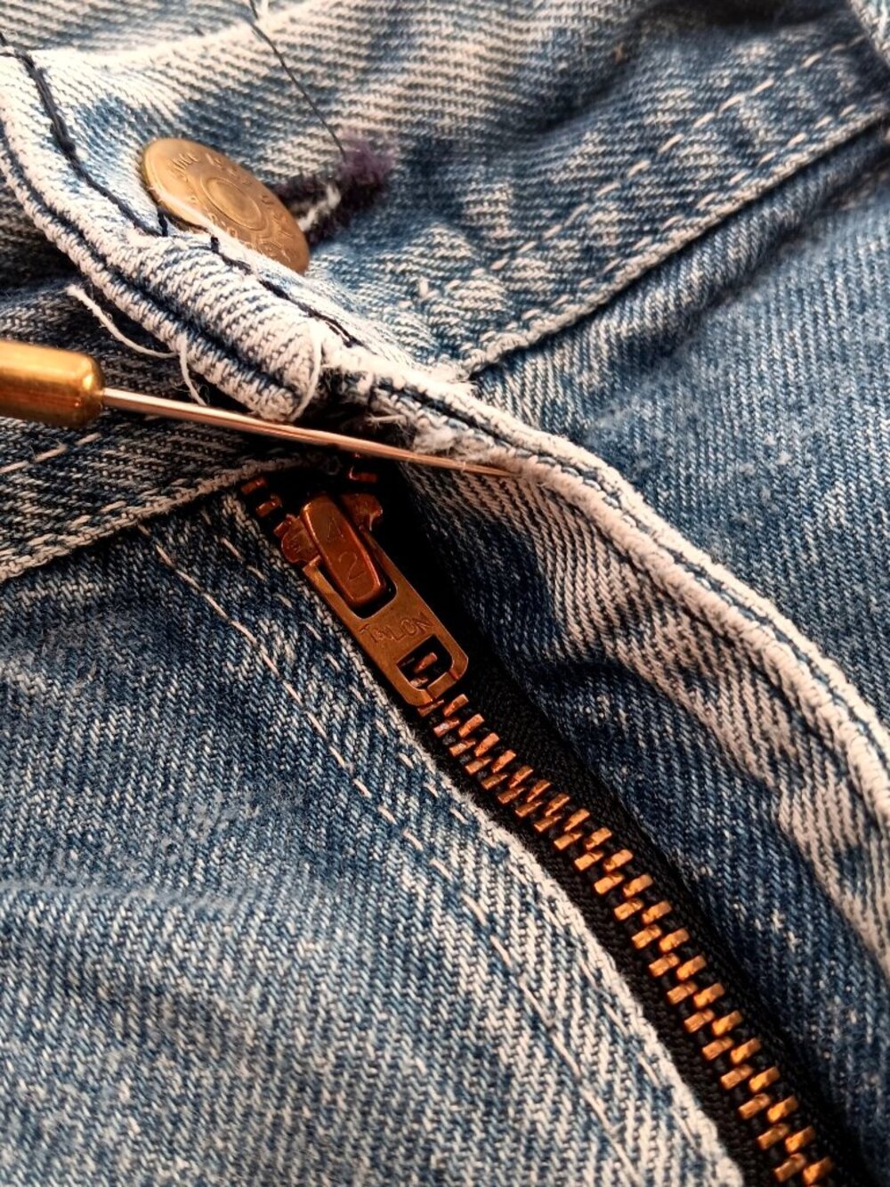 38x31 Vintage Carpenter Jeans 1980's Mens KEY IMPERIAL Denim Dungaree made USA